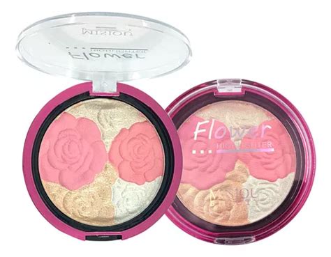 Dd Pétalas Em Relevo Blush Maquiagem Nude De Cores Parcelamento sem juros