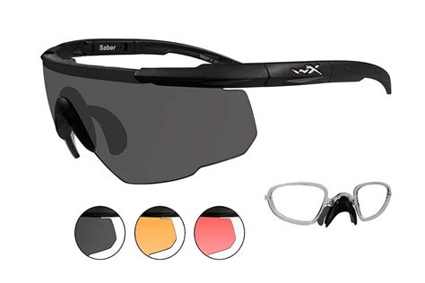 Wiley X Saber Advanced Rx Lens Kit With Prescription Rx Insert