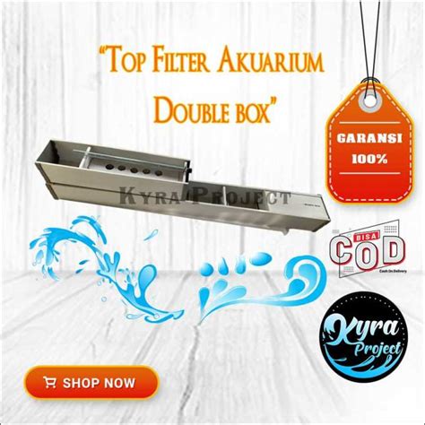 Filter Talang Aquarium Double Box Cm Lazada Indonesia