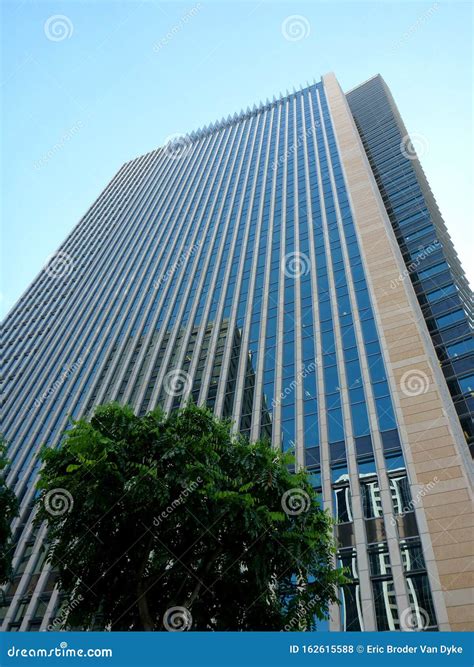 Iconic Landmark First Hawaiian Building in Downtown Honolulu Editorial