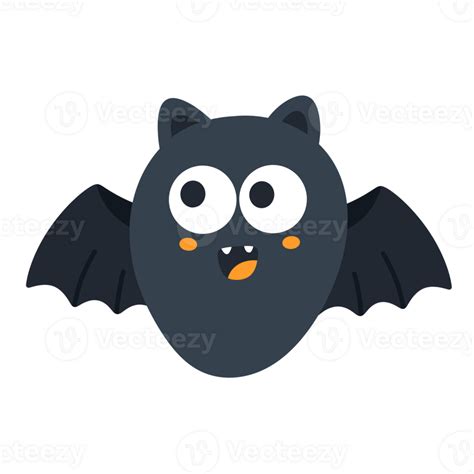 Halloween black bat icon. 24984013 PNG