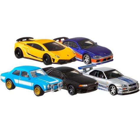 Hot Wheels Set De Miniaturas Velozes E Furiosos Lote A GBW Carrinho De Brinquedo