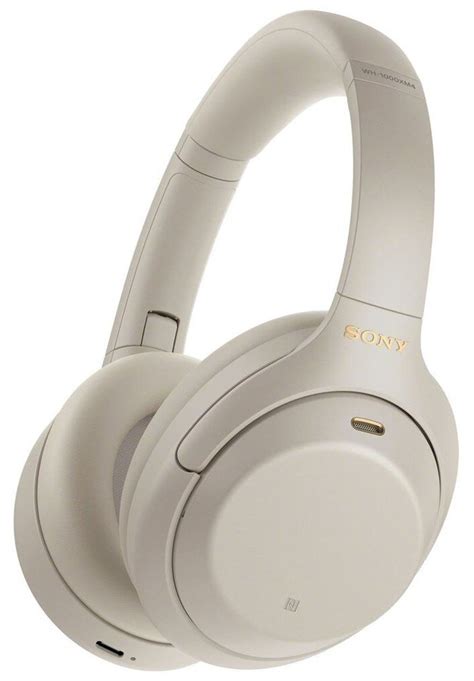 Беспроводные наушники Sony WH-1000XM4, mini jack 3.5 mm, Silver ...