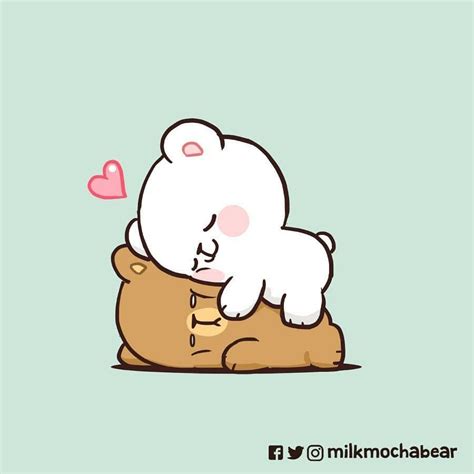 Pin By Rubina Thasrin On Milk Mocha Bear Milk Mocha Cute Love