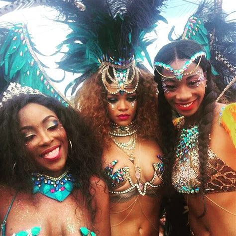 Rihanna Shows Off Revealing Jeweled Bikini For Kadooment Day Parade PHOTOS