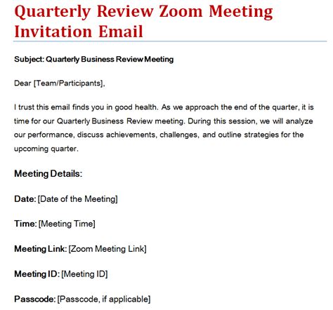 7+ Official Zoom Meeting Invitation Email Templates (DOC) - Day To Day ...