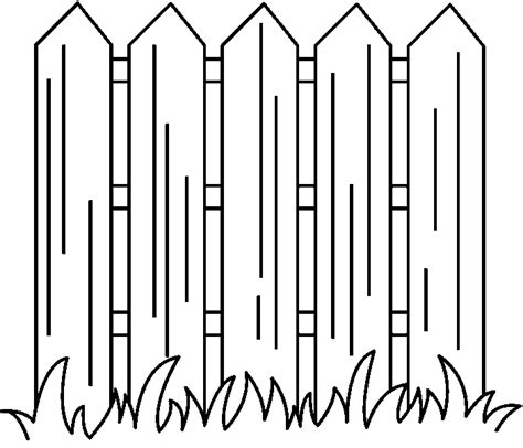 Трафарет забора для детей (44 фото)