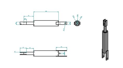 Fig: Pneumatic Double Acting Cylinder | Download Scientific Diagram