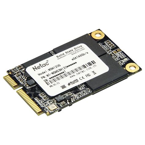 Netac N5M 120GB mSATA 6Gb/s Internal SSD Black