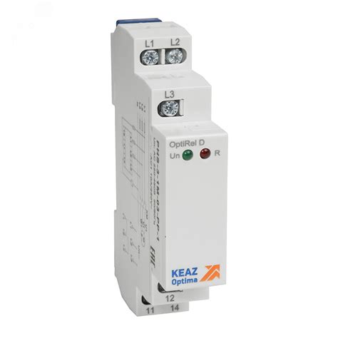 Реле контроля фаз OptiRel D PHS-3-1M-03-PP-1 чередования обрыва фаз 3Ф ...