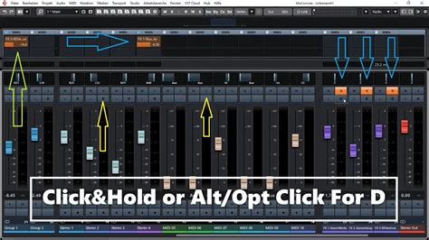 Cubase Mix Console Tricks Iii Youtube