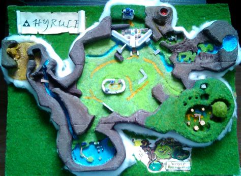 Finished Zelda Ocarina of Time Hyrule Map Replica by Ant-Richards on ...