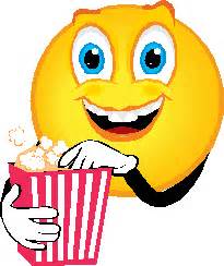 5 Eating Popcorn Emoticon Images - Popcorn Eating Smiley-Face, Smiley-Face Eating Popcorn ...