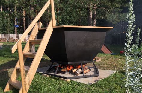 Банный чан своими руками: сибирский из нержавейки на дровах, размеры и ...
