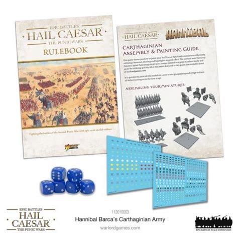 Hail Caesar Epic Battles Punic Wars Hannibal Barcas Carthaginian