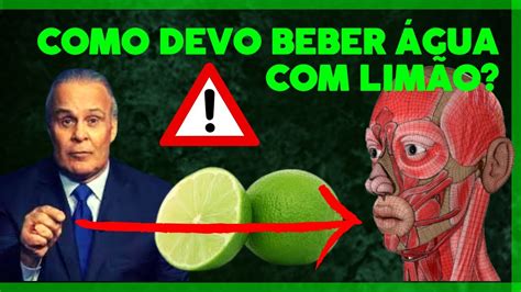 Como devo beber água limão Como devo usar Dr Lair Ribeiro YouTube