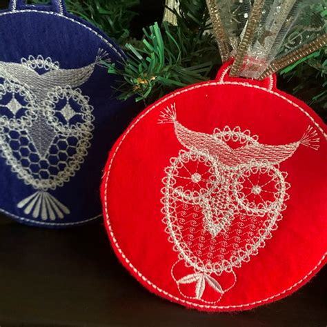 Christmas Owls embroidery designs set 4 items DIGITAL files - Inspire ...