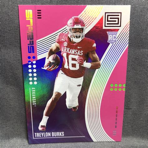 Treylon Burks Panini Chronicles Draft Picks Status Pink Rc