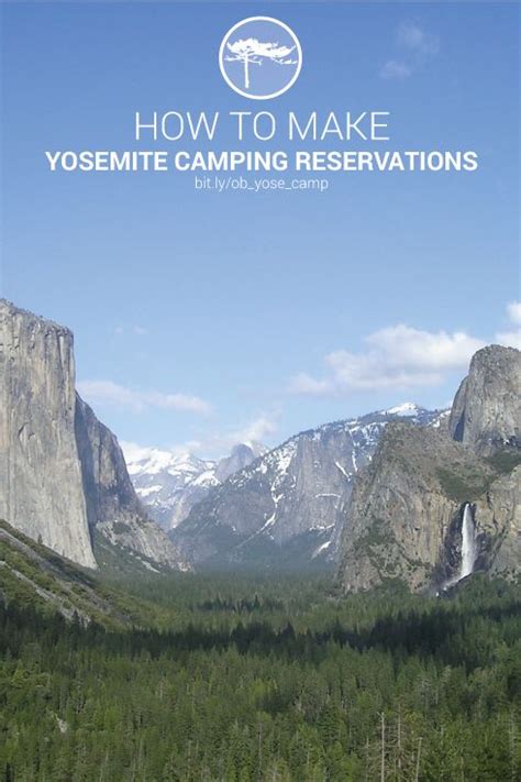 How To Make Yosemite Camping Reservations | Yosemite camping, Camping ...