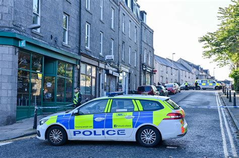 Man Taken To Hospital As Police Investigate At The Spital Aberdeen