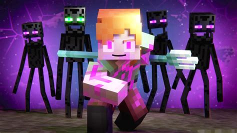 Enderman Attack Alex And Steve Life Minecraft Animation Minecraft