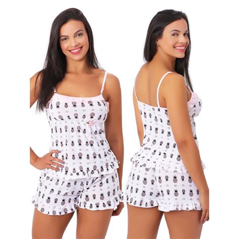 Kit Baby Doll Vida Lingerie Atacado Nova Friburgo 5 Pijama Liganete Pijamas Femininos