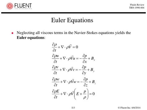 Ppt Mathematical Equations Of Cfd Powerpoint Presentation Id1280772