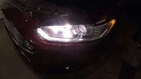 Change Headlight On Ford Fusion