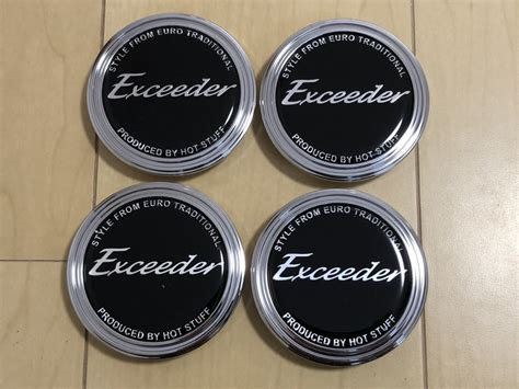 HOT STUFF ホットスタッフ Exceeder エクシーダー 6穴用 ハイエース キャラバン センターキャップ 在庫処分大特価品 4個セット 社外品 売買されたオークション情報