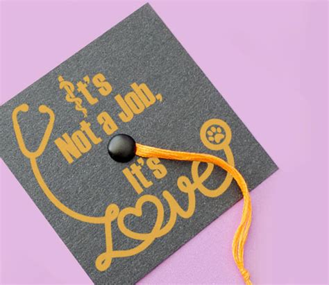 Vet Or Vet Tech Graduation Hat Graphics Hat Not Included Etsy