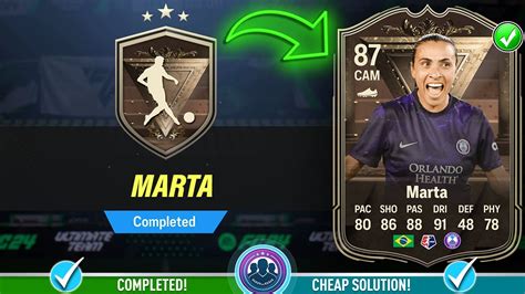 87 Centurions Marta Sbc Completed Cheap Solution And Tips Fc 24 Youtube