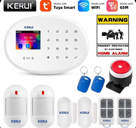 Умная охранная сигнализация.Kerui W202-2.Wi Fi.GSM.Smart Life. Русский ...
