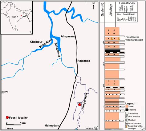 (a) Map of India indicating the location of Mahuadanr, Latehar ...