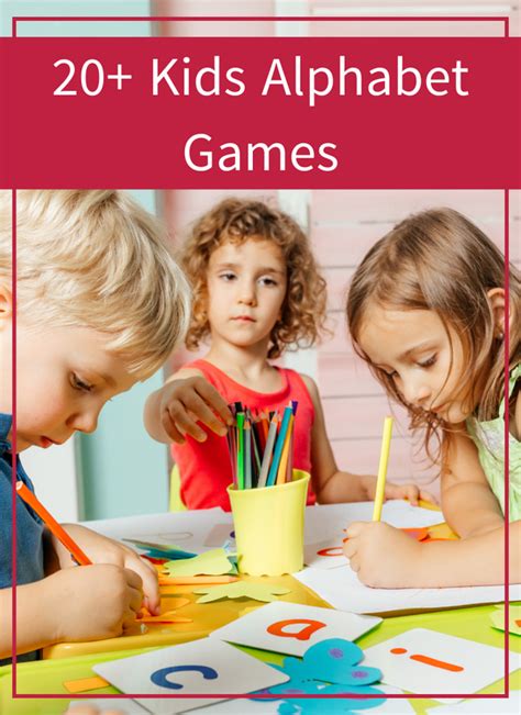 Kids Alphabet Games - Huge list of over 20 fun alphabet games!