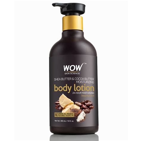 Wow Shea And Cocoa Butter Moisturizing Body Lotion Deep Hydration 300ml