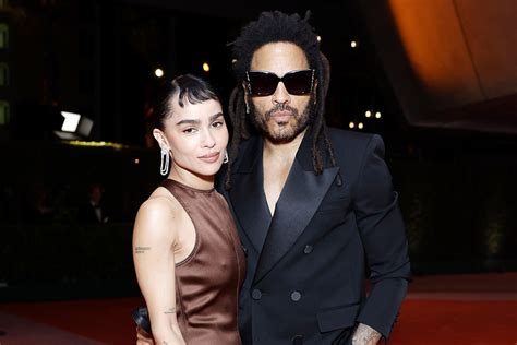 Lenny And Zoë Kravitz Have A Stylish Dad Daughter Date On Carpet