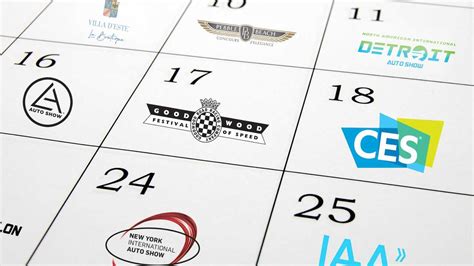 2023 Auto Show Schedule: CES, Pebble Beach, Detroit, And More