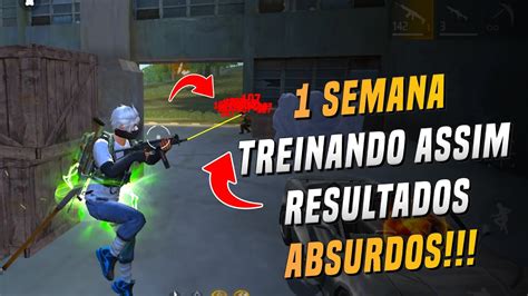 O MELHOR TREINAMENTO PARA ATINGIR A MELHOR MIRA NO FREE FIRE DICAS