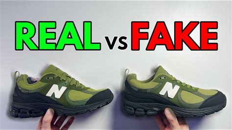 Real Vs Fake New Balance The Basement R Moss Green Sneaker