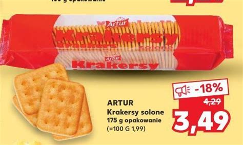 Promocja Krakersy Solone Artur W Kaufland