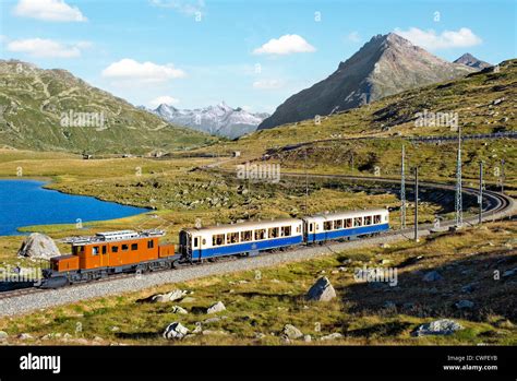 Lago bianco bernina express hi-res stock photography and images - Alamy