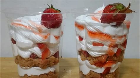 Strawberry Cup Dessert Strawberry Shortcake Shooters Strawberry Cups