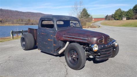 Custom 1951 Ford F 100 Rat Rod Pick Up Truck For Sale Photos Technical Specifications