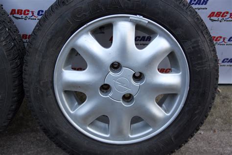 Set Jante Aliaj Cu Anvelope M S R Opel Corsa C