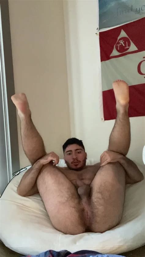 Naked Hottie Bounces And Spreads Hairy Hole ThisVid