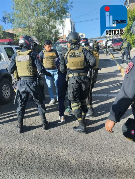 Arequipa Capturan a diez presuntos delincuentes armados que pretendían