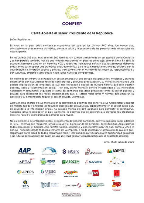 Carta Abierta al señor Presidente de la República Lampadia