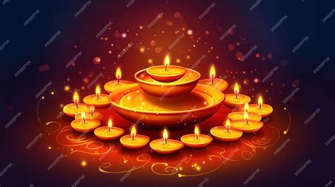 Premium AI Image | A poster for diwali with candles and the words diwali on it