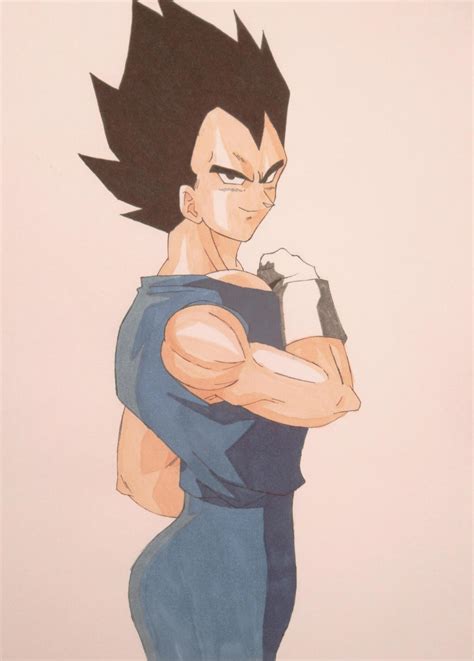 Vegeta Coloured By Mimi Senpai On Deviantart