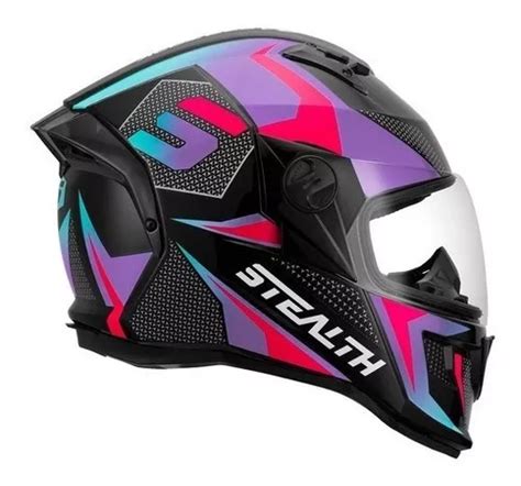 Casco Deportivo Brilliant Stealth Concept Closed Race MercadoLibre